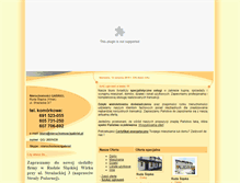 Tablet Screenshot of nieruchomoscigabriel.pl